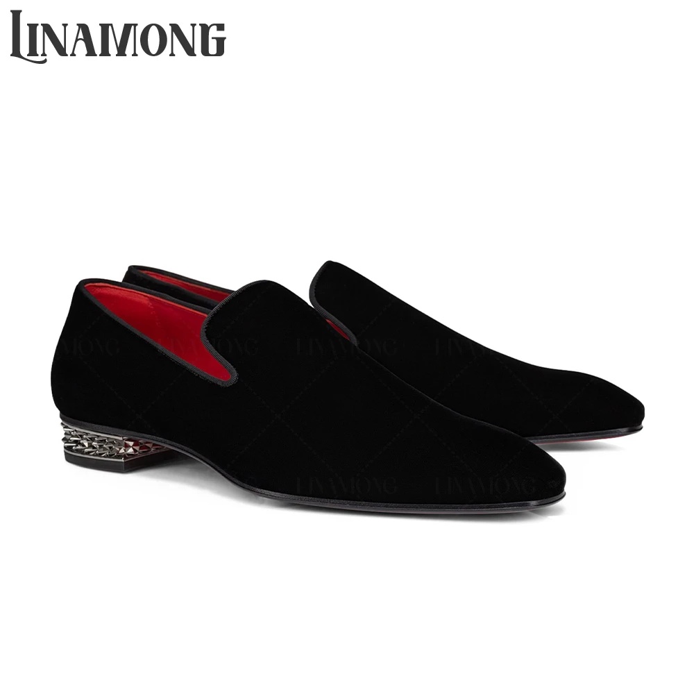 Men'S Fashion For Wedding - 남성용 고급 스터드 장식 스퀘어 로우