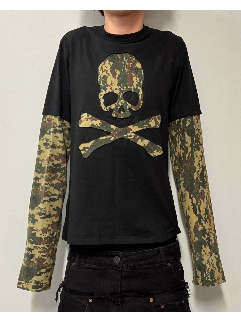 Men'S Fashion For 2026 - 2026 새로운 미국 복고풍 위장 해골