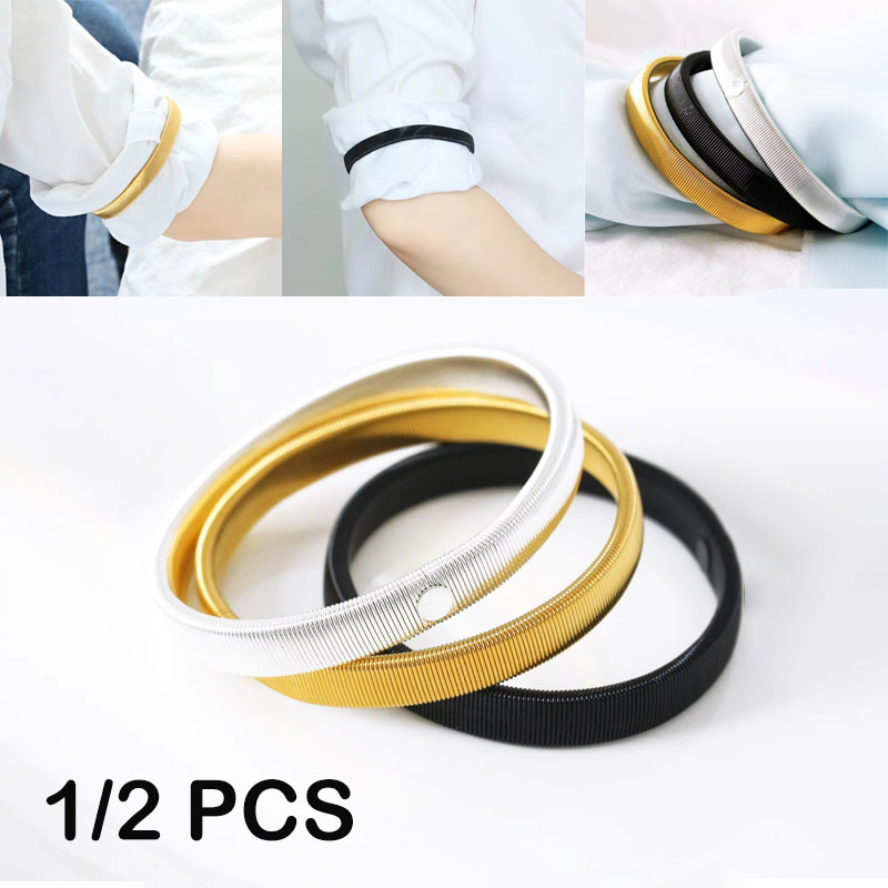 Men'S Fashion For Wedding - 1/2PCS 탄성 완장 셔츠 슬리브 홀더