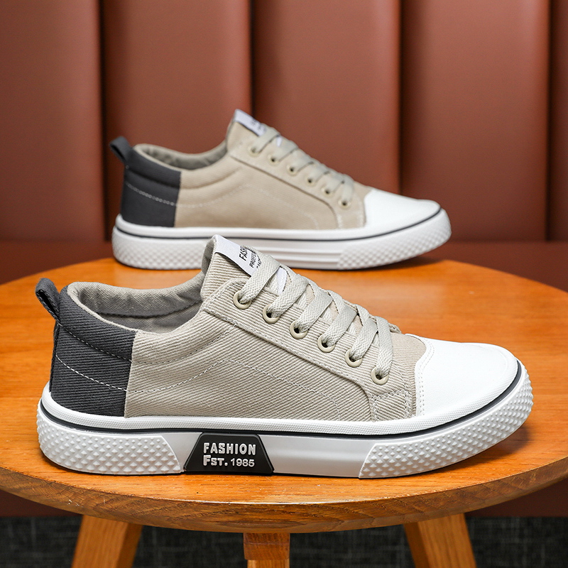 Casual Sneakers Men - 남성용 클래식 캔버스 스니커즈, 가벼운 무게,