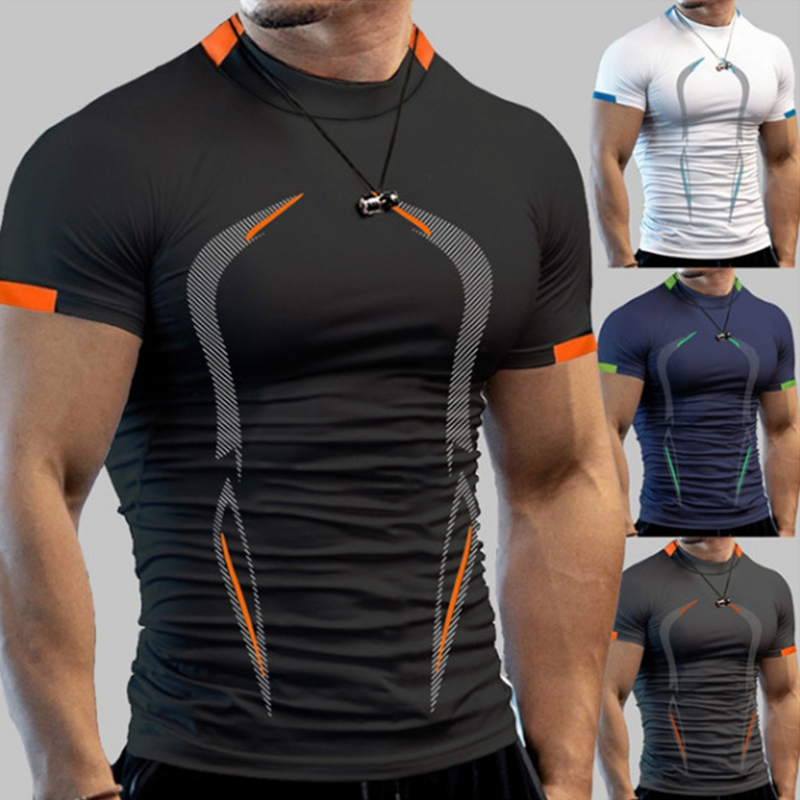 Compression Shirt Workout - 남성용 세련된 체육관 운동 압축 셔츠