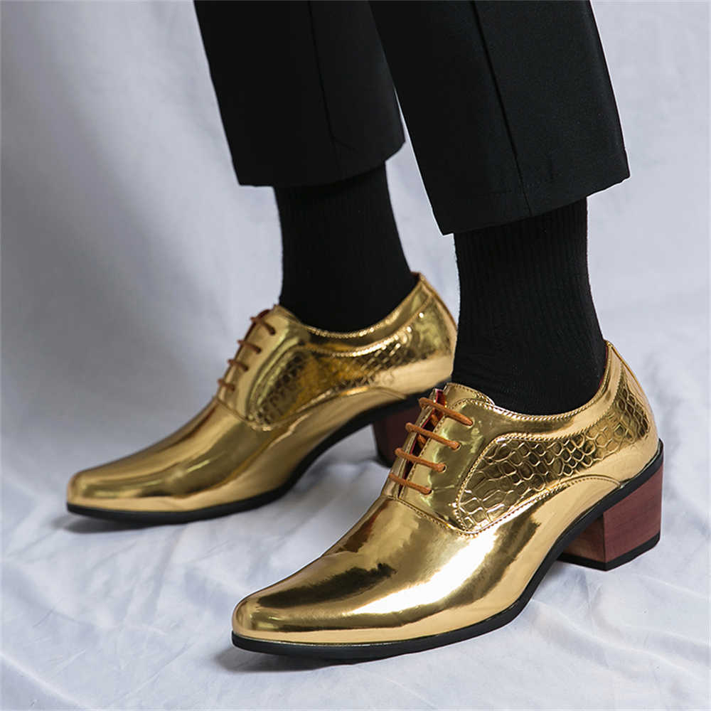 Casual Sneakers Men - 드레스 스니커즈 힐 남성용 브라운 드레스