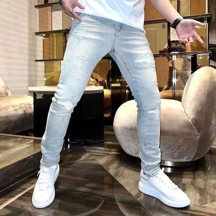Men'S Fashion Jeans 2025 - 2025 여름 신상 헤비 인더스트리 홀