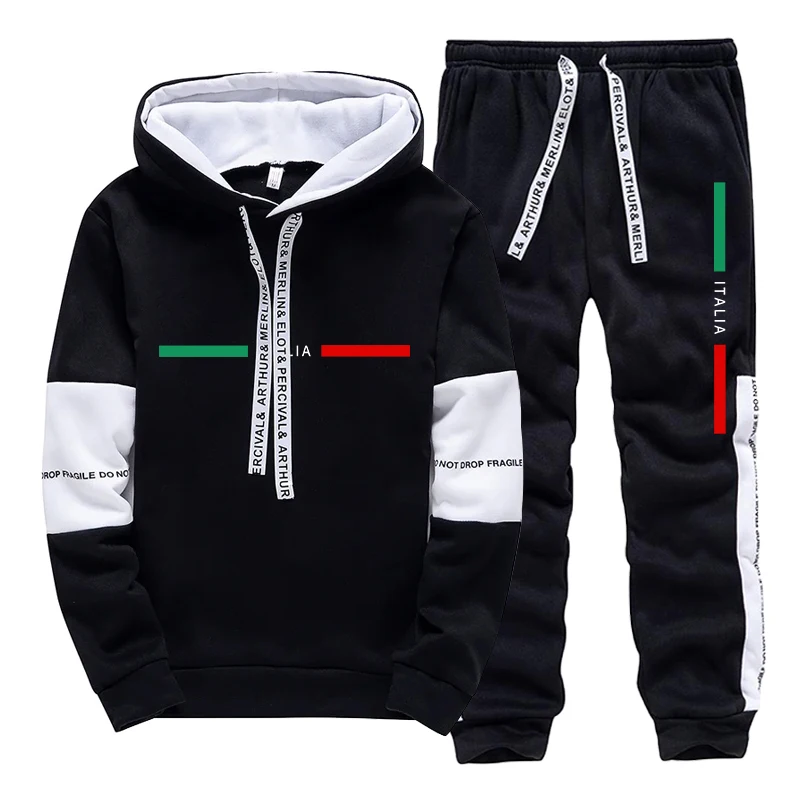 Men'S Fashion For 2026 - 2026 남성 트레이닝복 프린팅 캐주얼 후드티