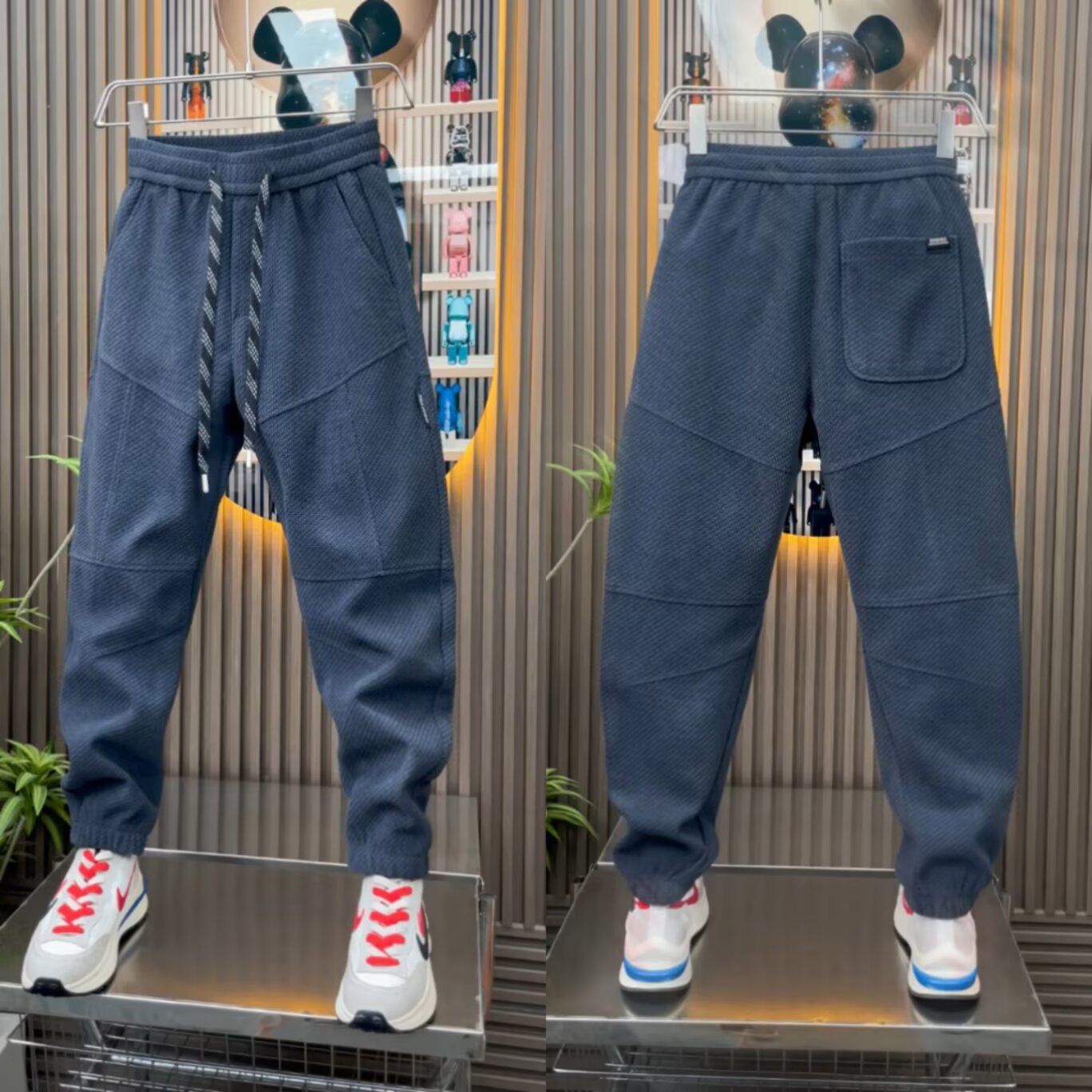 Mens Fashion Dark Grey Pants - 2026년 신상 남성 캐주얼 스웨트팬츠 한국