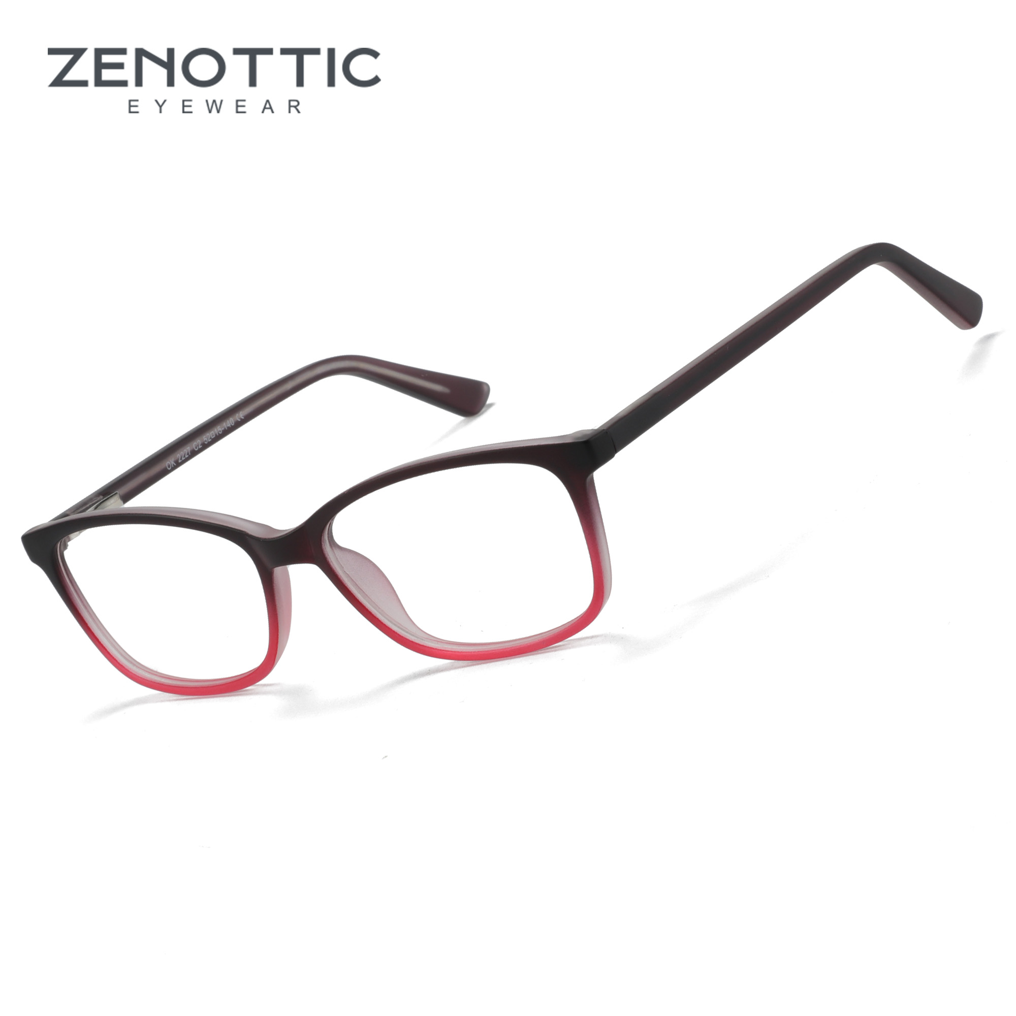 Men'S Fashion Non Prescription Glasses - ZENOTTIC 유니섹스 스퀘어 광학 안경 프레임