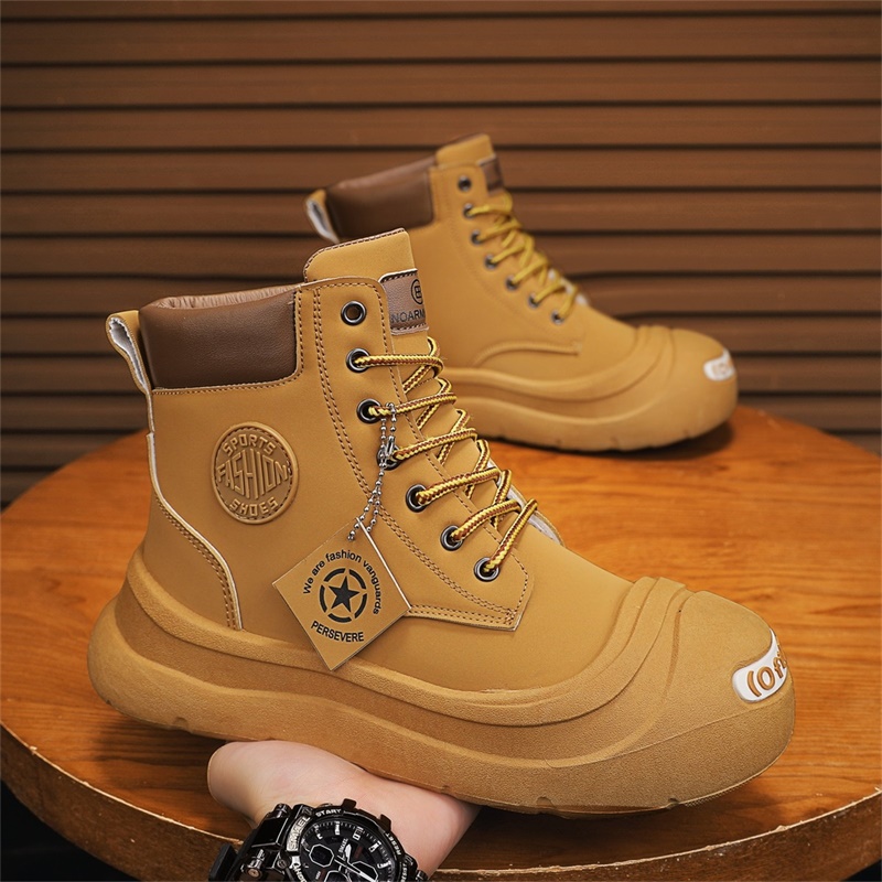 Mens Fashion Autumn 2025 - 반바지 앵클 부츠 스타일리시하고 편안한 하이탑