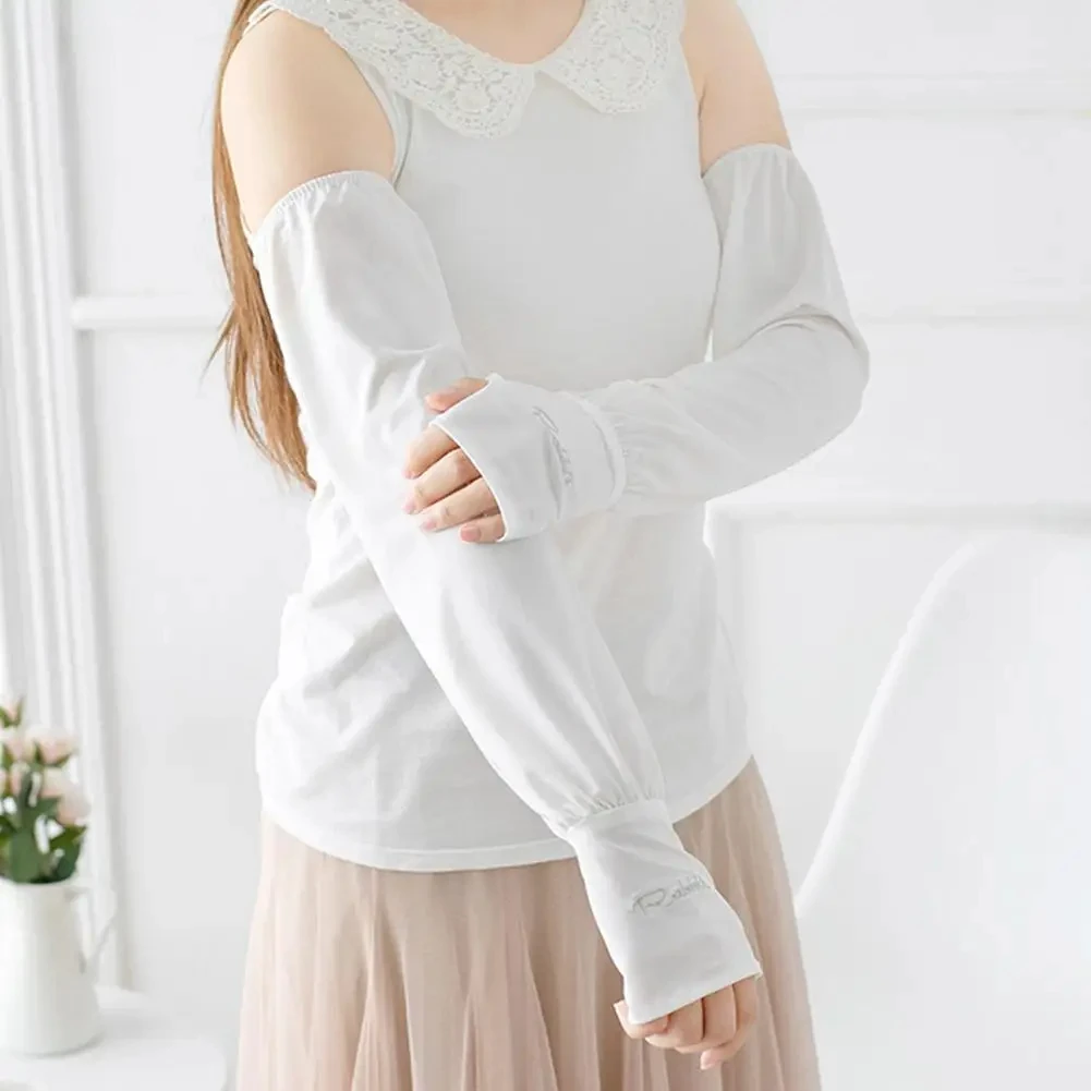Men'S Fashion Gloves - 여름용 루즈핏 자외선 차단 아이스 실크