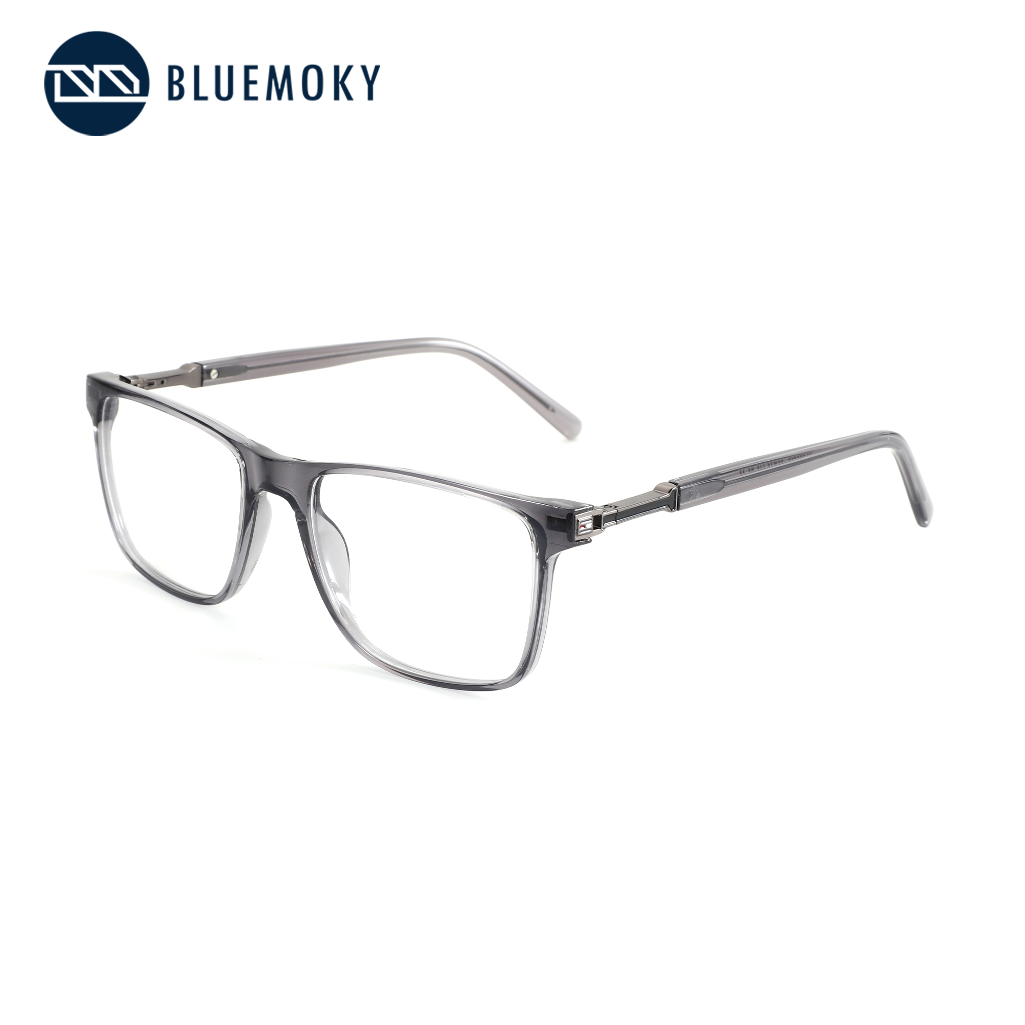 Men'S Fashion Non Prescription Glasses - BLUEMOKY 패션 아세테이트 남성용 안경테 사각형