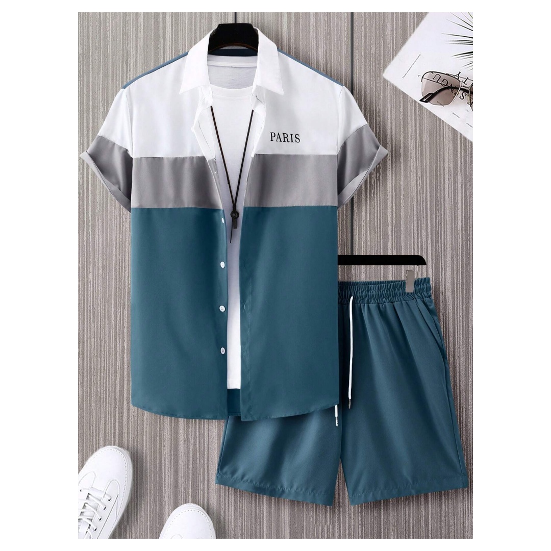 Men'S Fashion Course - 남성 패션 정장 블루 앤 화이트