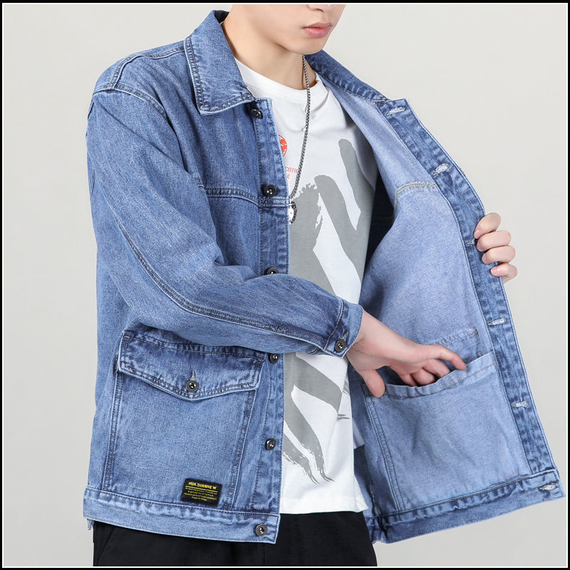 Men'S Fashion Light Jacket - 남성 데님 재킷 새로운 스타일 봄,