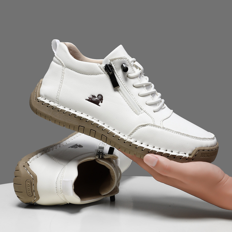 Casual Sneakers Men - 여성 운동화 수제 가죽 캐주얼 신발