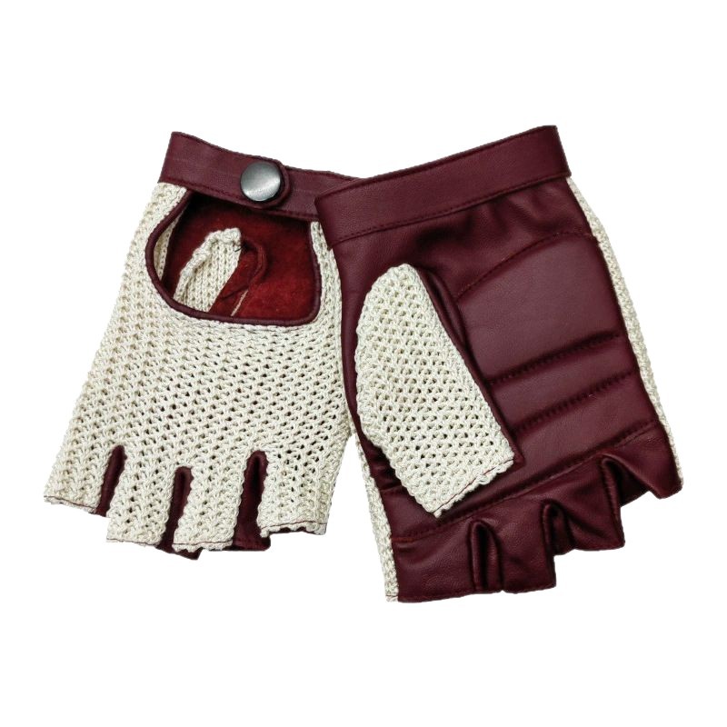 Men'S Fashion Gloves - 정품 양가죽 반 손가락 장갑 남여