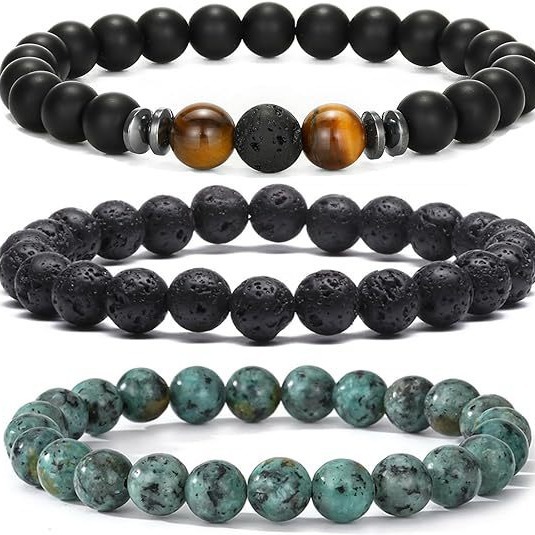 Amazon Men'S Fashion - 아마존 인기 상품 천연석 8mm 남녀