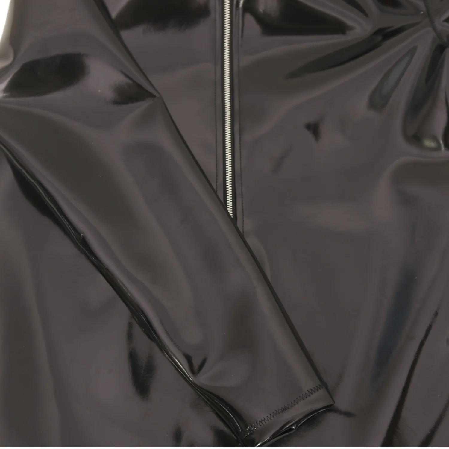 새로운 패션 라텍스 남성용 긴팔 티셔츠 PVC 광택 남 - Fashion Mens Shirt 리뷰 및 가격