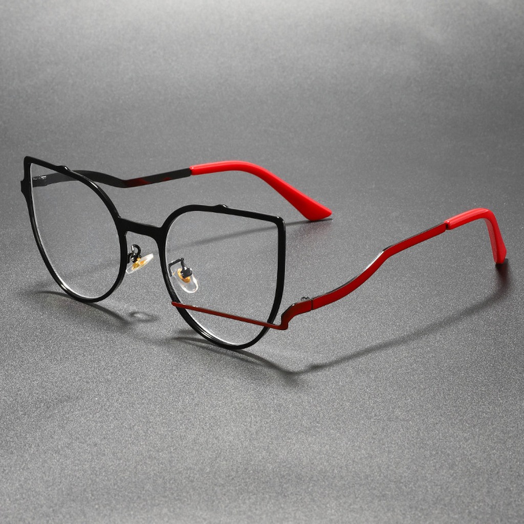 안티 블루 라이트 안경 금속 대형 프레임 안경 기하학적 - Men'S Fashion Non Prescription Glasses 리뷰 및 가격