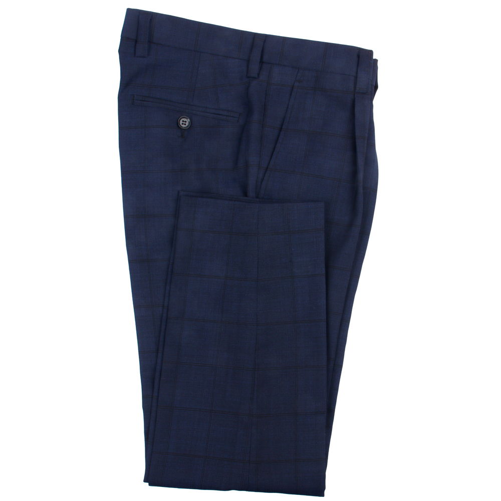 남성용 맞춤형 체크 무늬 바지, 심야 블루 체크 드레스 - Men'S Dress Pants Fashion 리뷰 및 가격