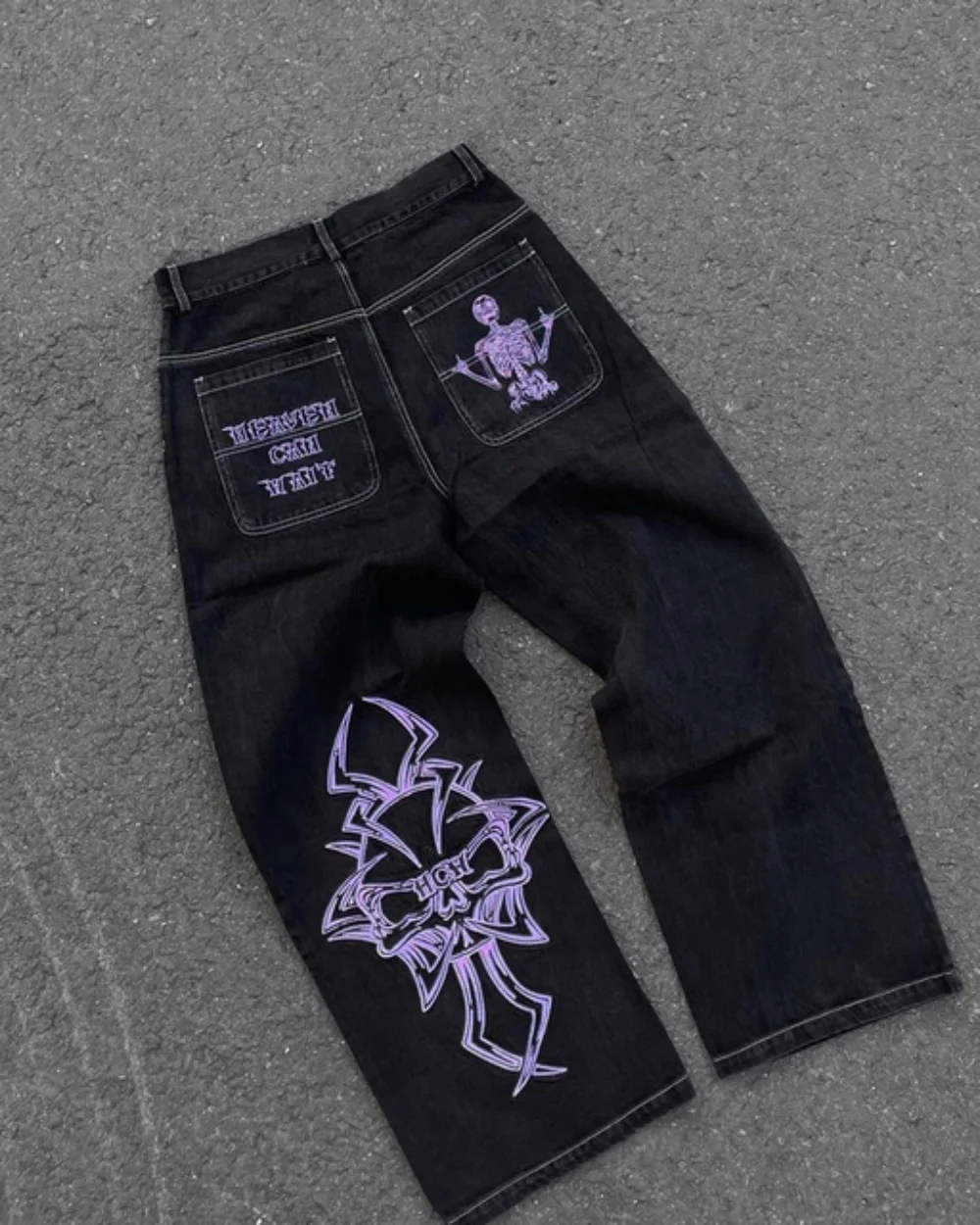 2025 새로운 인쇄 청바지 남성 streetwear  - Men'S Fashion Jeans 2025 리뷰 및 가격