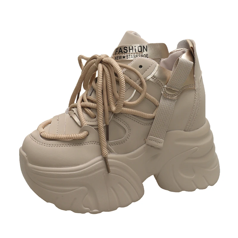 하이 플랫폼 청키 슈즈 통기성 가죽 10CM 겨울 웨지 - Casual Sneakers Men 리뷰 및 가격