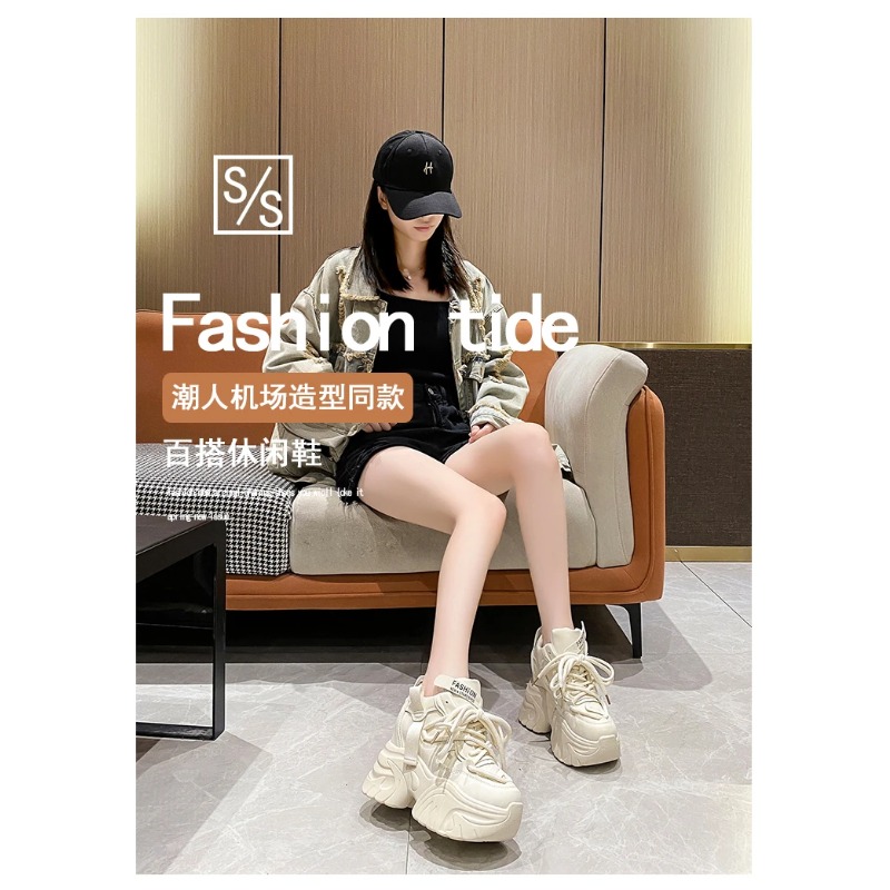 하이 플랫폼 청키 슈즈 통기성 가죽 10CM 겨울 웨지 - Casual Sneakers Men 리뷰 및 가격