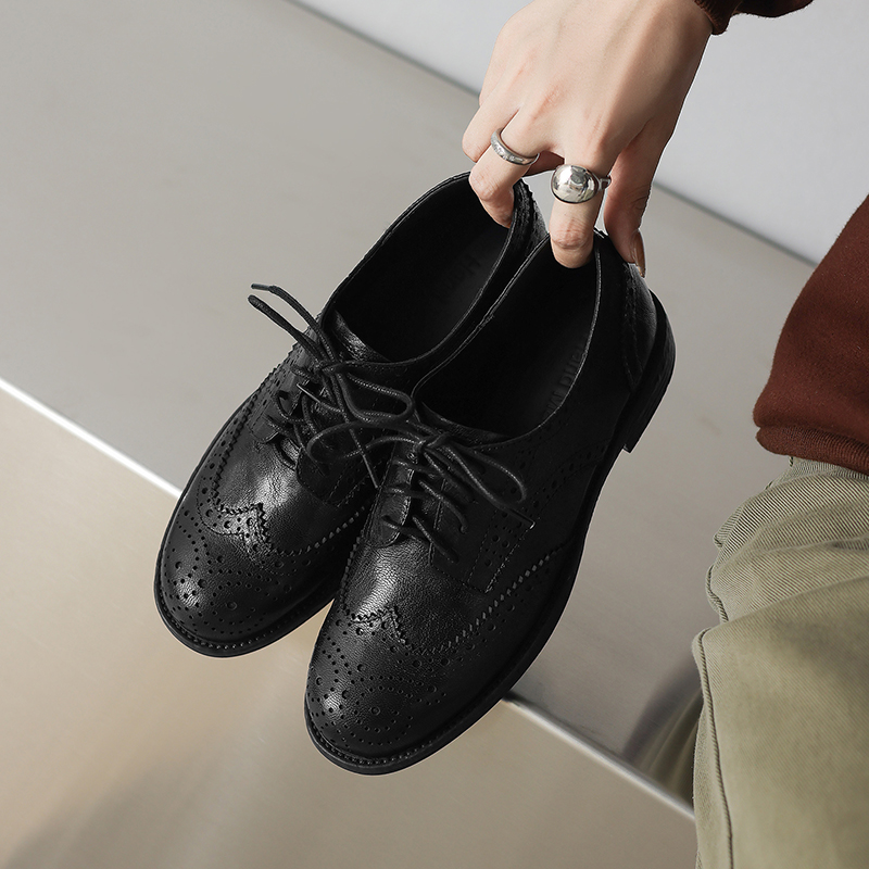EAGSITY 소가죽 브라운 브로그 옥스포드 슈즈 여성 - Oxford Shoes Brogue 리뷰 및 가격