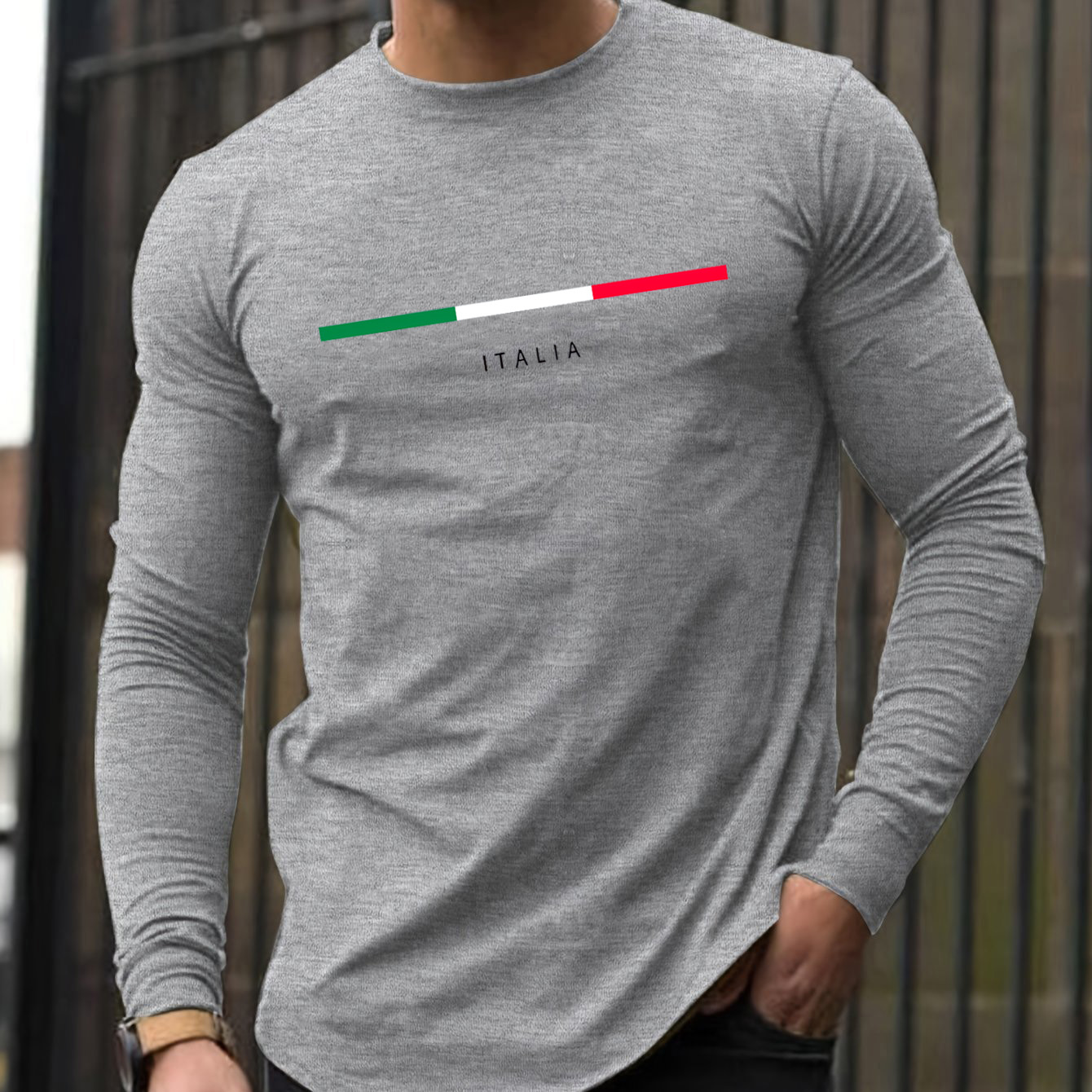 100% 순면 남성용 긴팔 라운드넥 루즈핏 이탈리아 패 - Men'S Fashion Undershirt 리뷰 및 가격