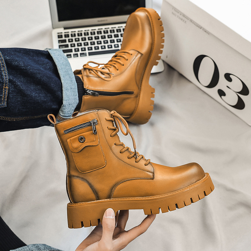 2025 트렌드 남성 부츠 스니커즈 야외 패션 하이 탑 - Mens Fashion Autumn 2025 리뷰 및 가격