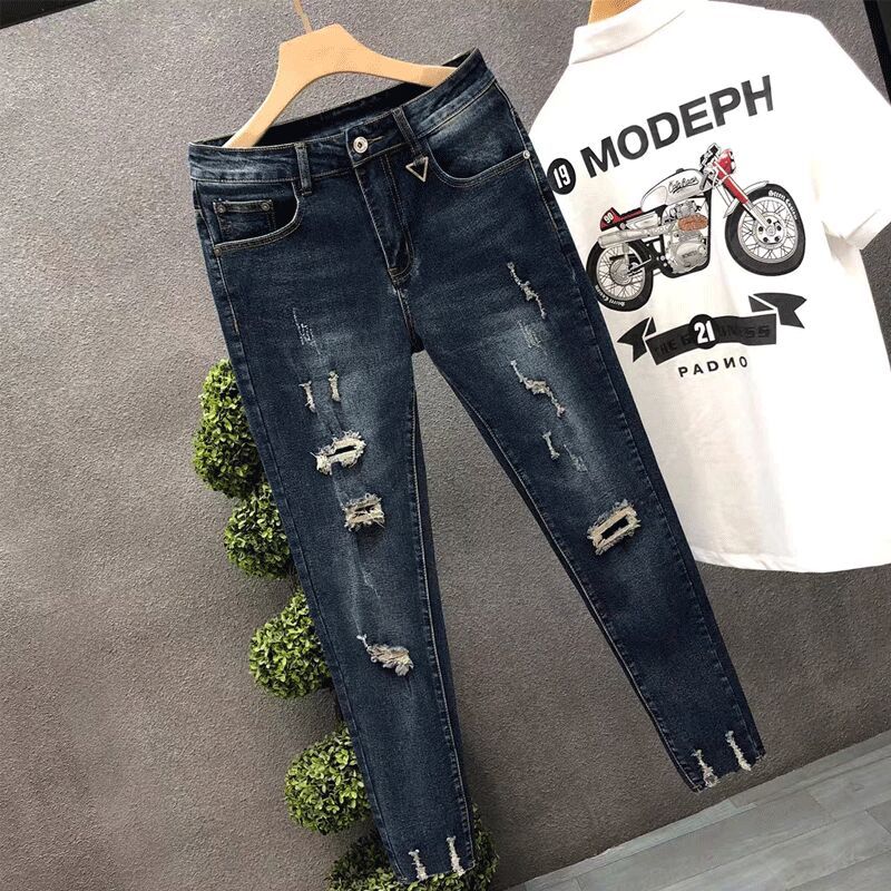 남성용 크롭 진, 찢어진 바지, 한국 패션, 데미지 K - Men'S Fashion Jeans 2025 리뷰 및 가격