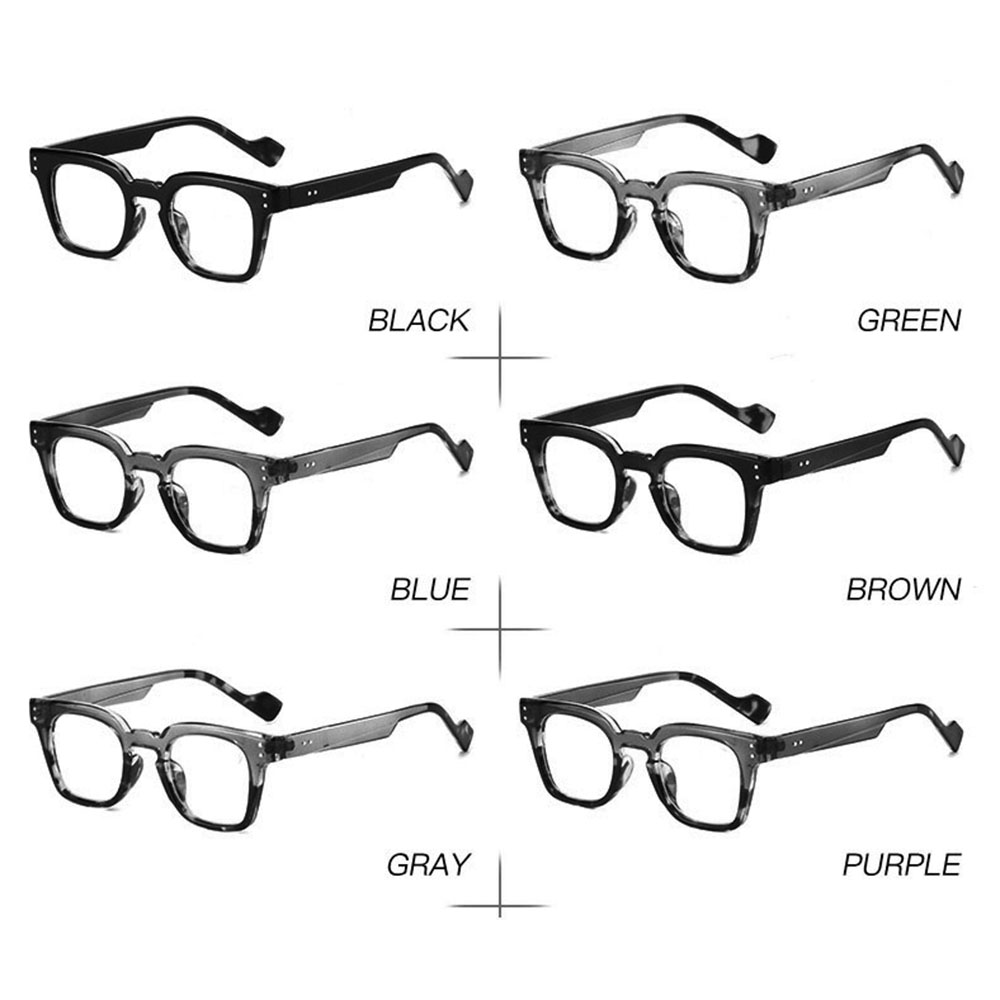 새로운 대형 프레임 안경, 남녀 공용 패셔너블한 사각  - Men'S Fashion Non Prescription Glasses 리뷰 및 가격