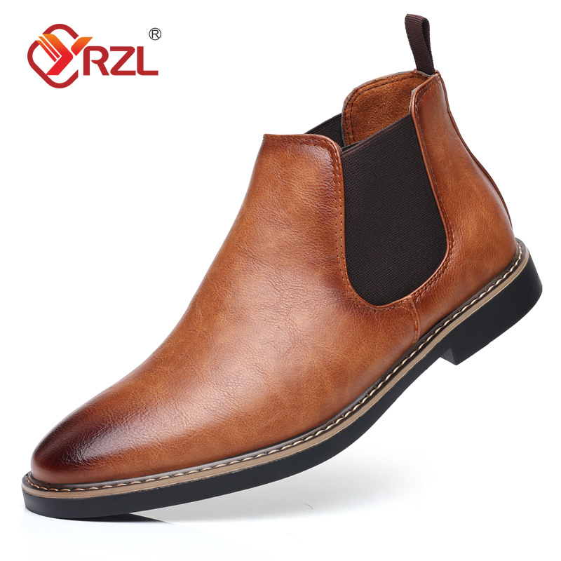 YRZL 39~47 남성 첼시 부츠 브랜드 레트로 편안 - Mens Fashion Autumn 2025 리뷰 및 가격