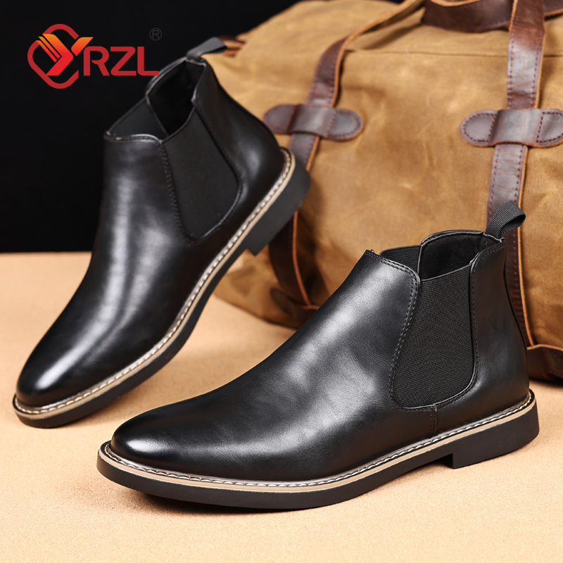 YRZL 39~47 남성 첼시 부츠 브랜드 레트로 편안 - Mens Fashion Autumn 2025 리뷰 및 가격