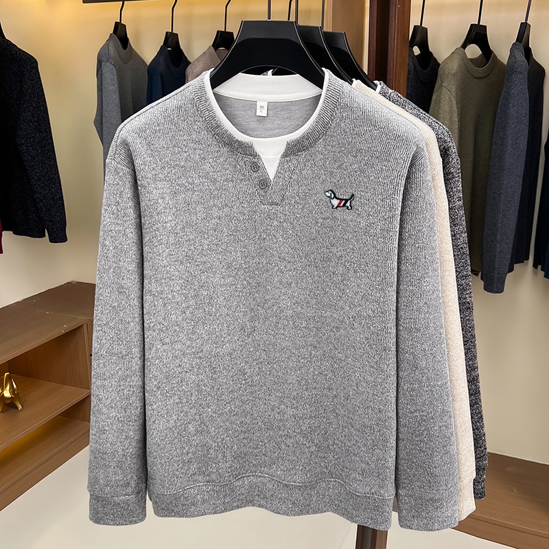 패션 트렌드 솔리드 컬러 남성용 가짜 투피스 티셔츠 가 - Fashion Mens Shirt 리뷰 및 가격