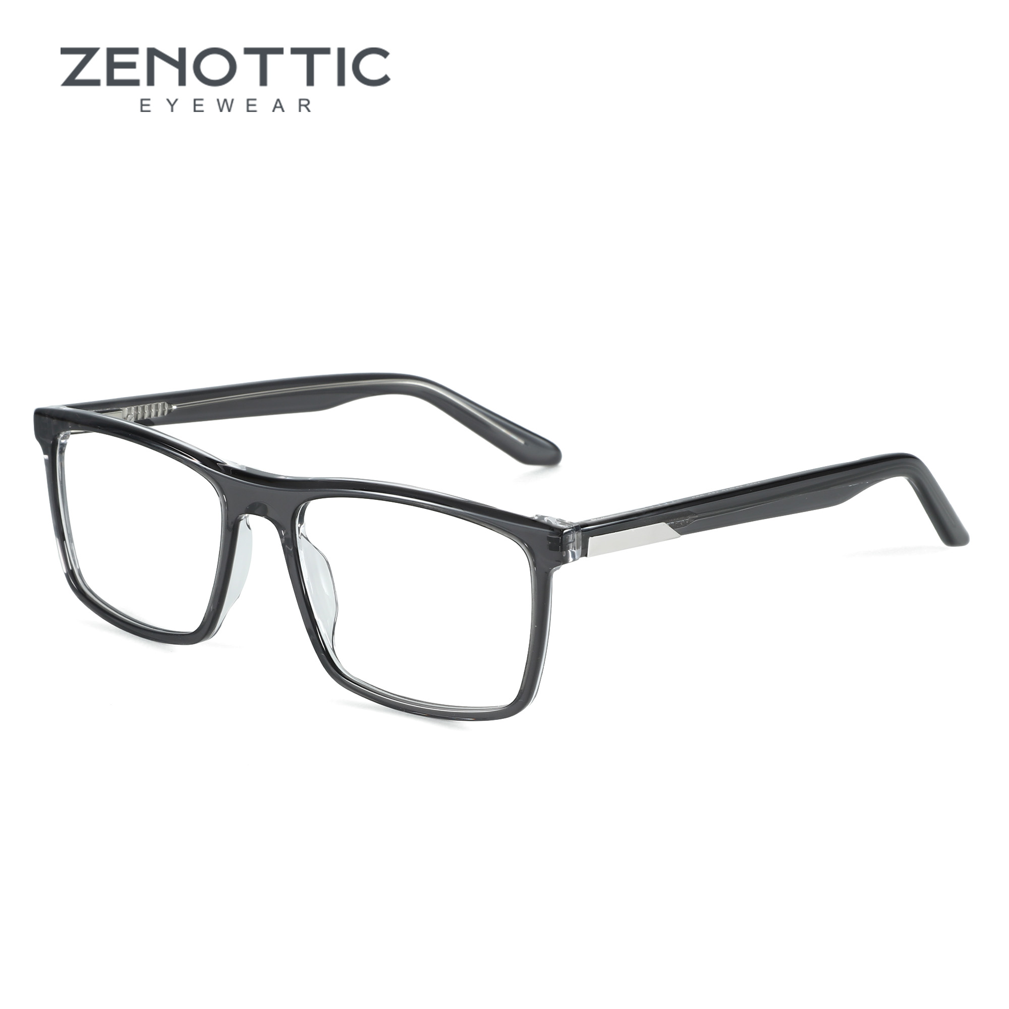 ZENOTTIC Trend 아세테이트 광학 안경 대형  - Men'S Fashion Non Prescription Glasses 리뷰 및 가격