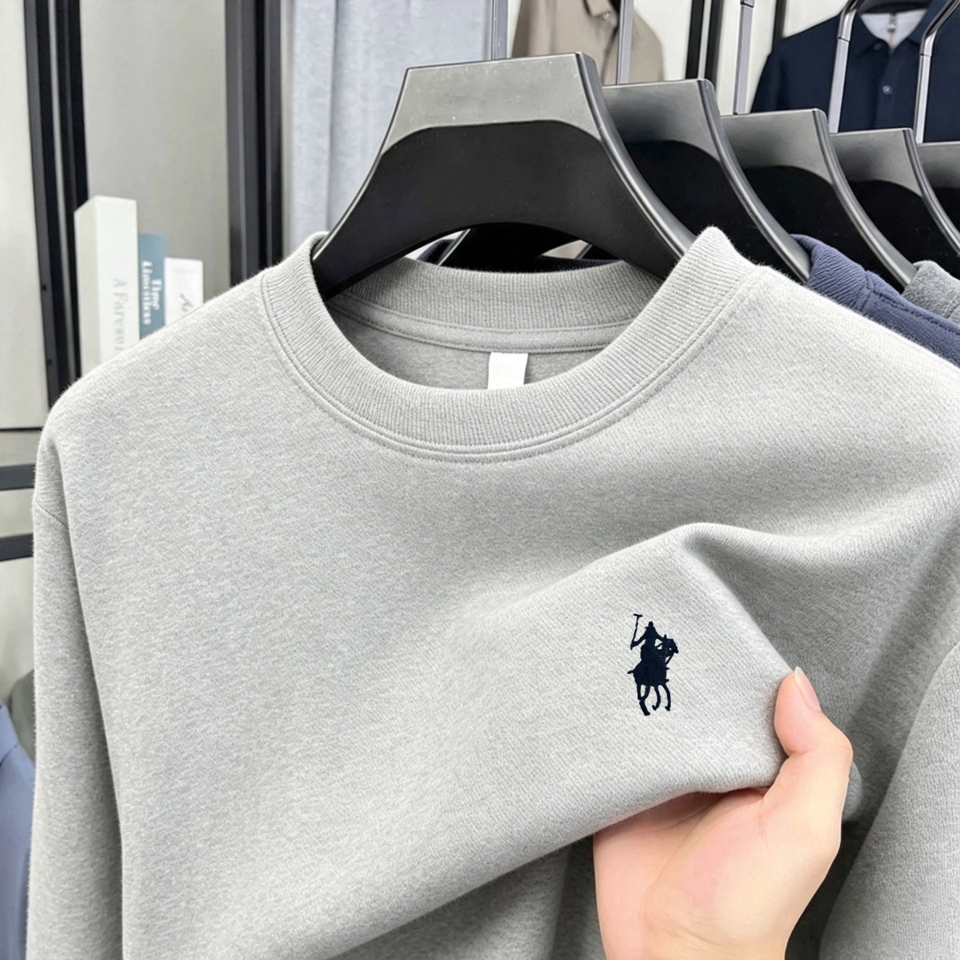 부드러운 면 소재의 고급 브랜드 남성용 긴팔 라운드넥  - Men'S Fashion Brand 리뷰 및 가격