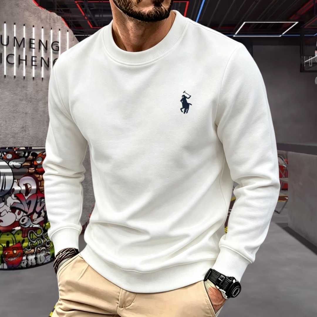 부드러운 면 소재의 고급 브랜드 남성용 긴팔 라운드넥  - Men'S Fashion Brand 리뷰 및 가격