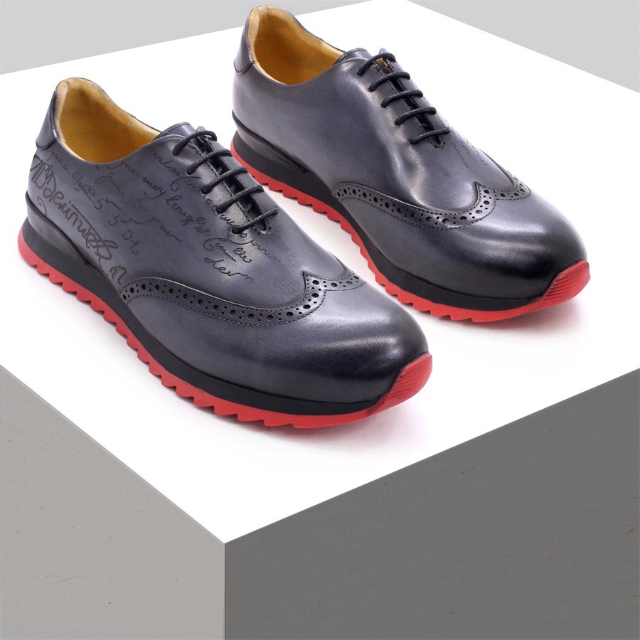 럭셔리 디자이너 남성 옥스포드 스니커즈 암소 정품 가죽 - Oxford Shoes Brogue 리뷰 및 가격