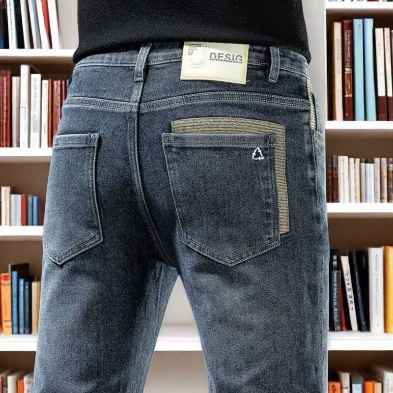 봄 가을 2025 남성 하이 엔드 패션 캐주얼 바지 스 - Men'S Fashion Jeans 2025 리뷰 및 가격