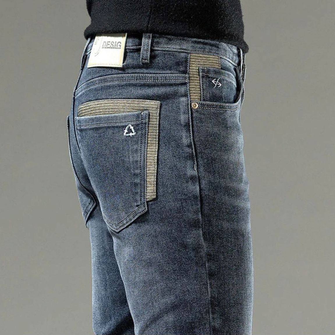 봄 가을 2025 남성 하이 엔드 패션 캐주얼 바지 스 - Men'S Fashion Jeans 2025 리뷰 및 가격