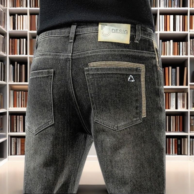 봄 가을 2025 남성 하이 엔드 패션 캐주얼 바지 스 - Men'S Fashion Jeans 2025 리뷰 및 가격
