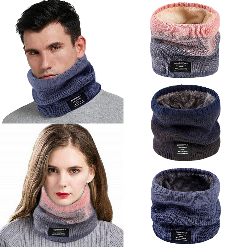 겨울 여성 남성 니트 그라디언트 헤드 스카프 목 스카프 - Men'S Fashion Head Scarf 리뷰 및 가격
