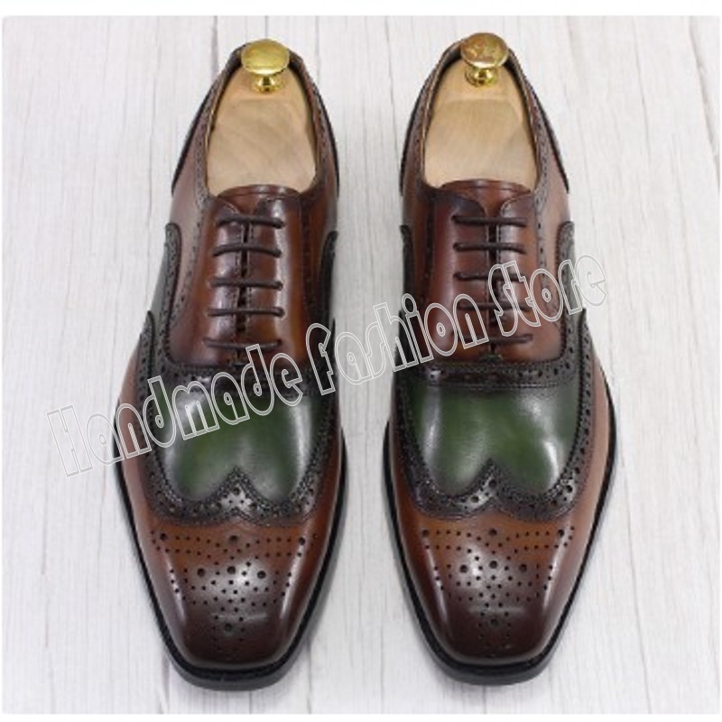 패션 소가죽 남성 옥스포드화 플러스 사이즈 38-46  - Oxford Shoes Brogue 리뷰 및 가격