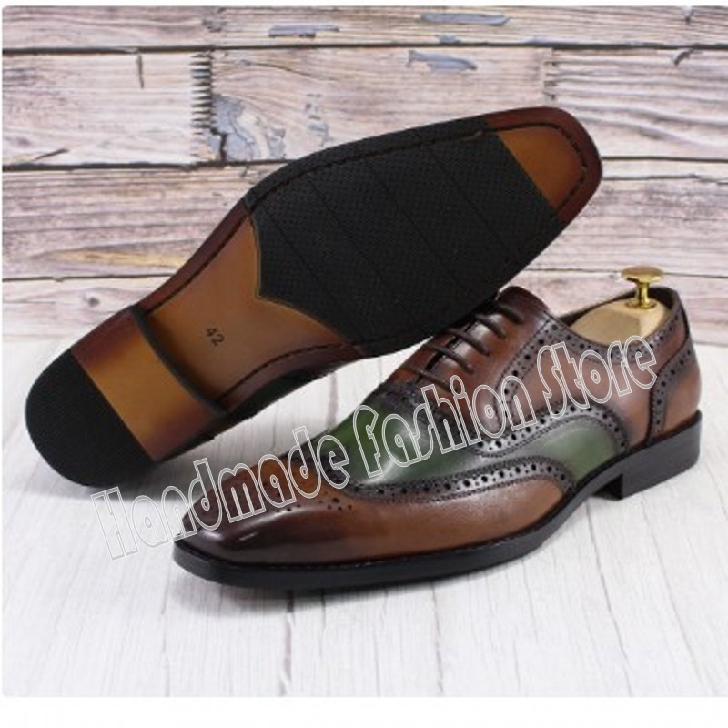 패션 소가죽 남성 옥스포드화 플러스 사이즈 38-46  - Oxford Shoes Brogue 리뷰 및 가격