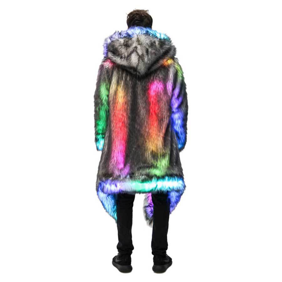 가짜 모피 코트 남자 후드 겉옷 편안한 두꺼운 겨울 따 - Men'S Fashion Light Jacket 리뷰 및 가격
