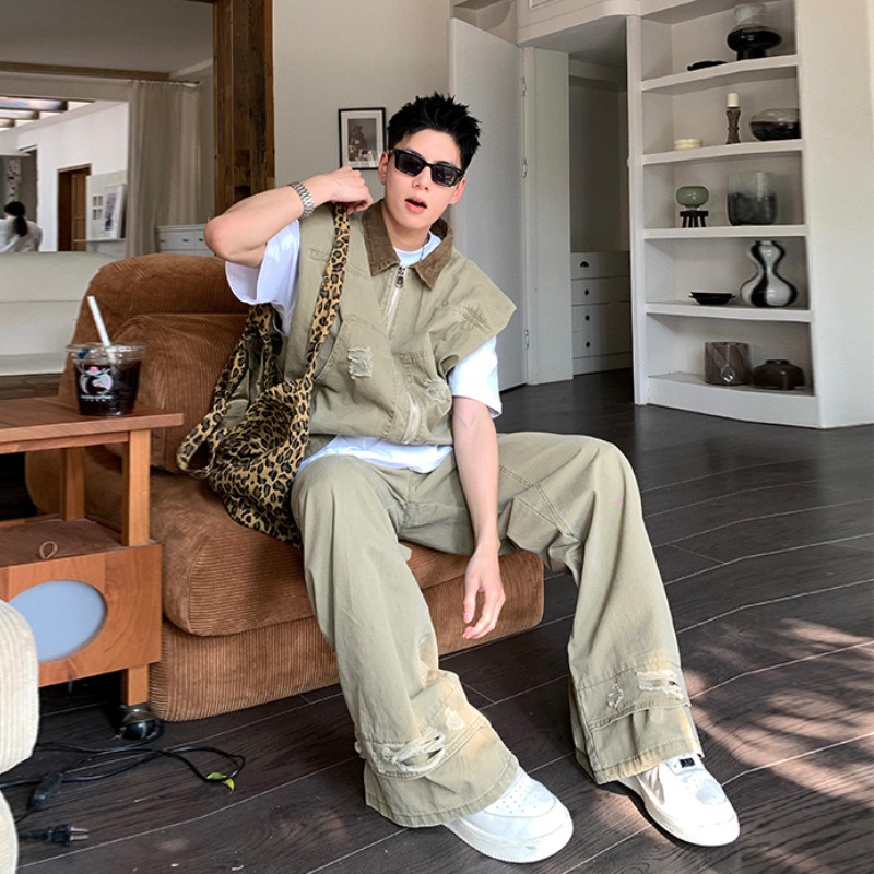 미국 패션 브랜드 레트로 데님 재킷 남성 여름 신상 실 - Men'S Fashion Brand 리뷰 및 가격
