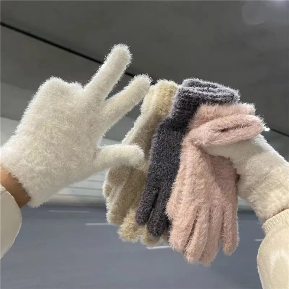 패션 두꺼운 퍼리 장갑 방한용 따뜻한 5손가락 장갑 방 - Men'S Fashion Gloves 리뷰 및 가격
