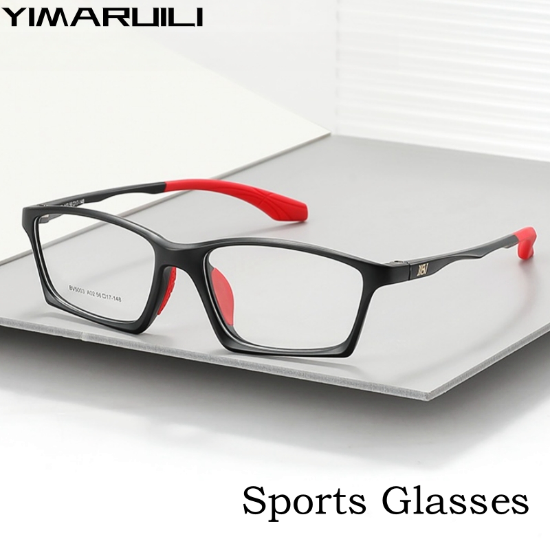 YIMARUILI 패션 초경량 고품질 사각 안경, 미끄 - Men'S Fashion Non Prescription Glasses 리뷰 및 가격