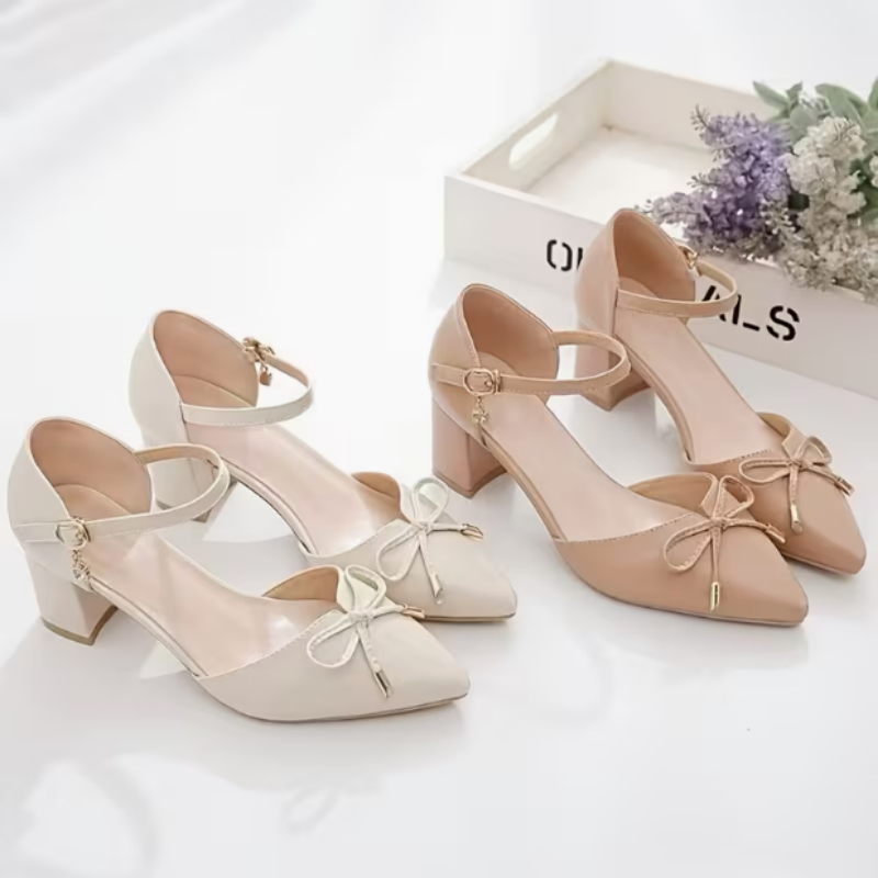 여성용 하이힐 샌들, 포인티드 토 펌프스, 리본 장식, - Men'S Fashion For Wedding 리뷰 및 가격