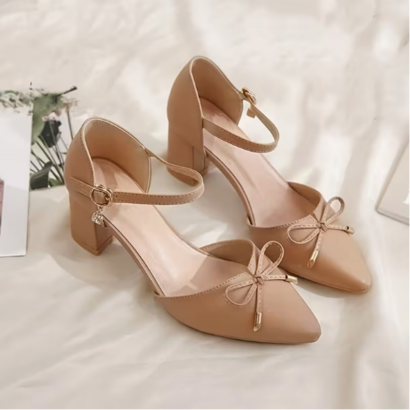 여성용 하이힐 샌들, 포인티드 토 펌프스, 리본 장식, - Men'S Fashion For Wedding 리뷰 및 가격