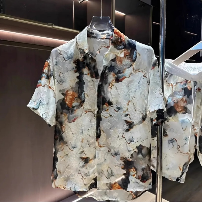 세련되고 캐주얼한 남성용 신상 고급 트렌디 프린트 반바 - Men'S Fashion Course 리뷰 및 가격