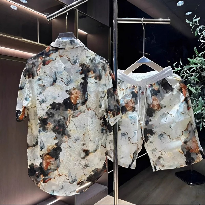 세련되고 캐주얼한 남성용 신상 고급 트렌디 프린트 반바 - Men'S Fashion Course 리뷰 및 가격
